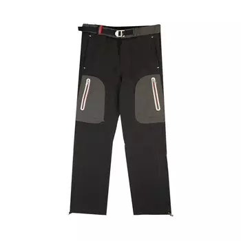 Брюки Moncler с поясом, черные
