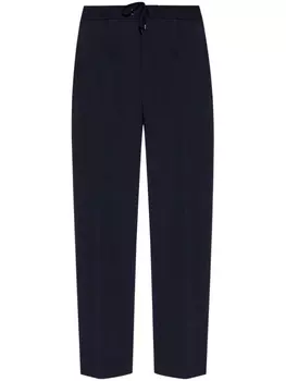 Брюки Moncler с завязками на талии, синий