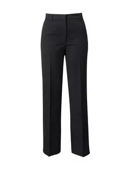 Брюки Monki Regular Pleated Pants, черный
