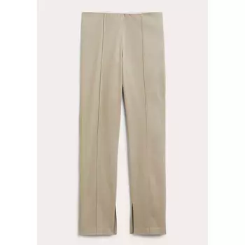 Брюки Monki Regular Waist Press Crease, пыльно-бежевый