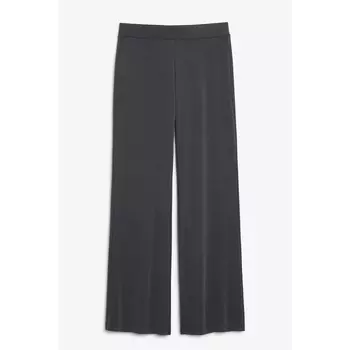 Брюки Monki Wide leg super-soft, черный