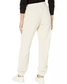 Брюки MONROW Teddy Fleece Sweatpants, белый