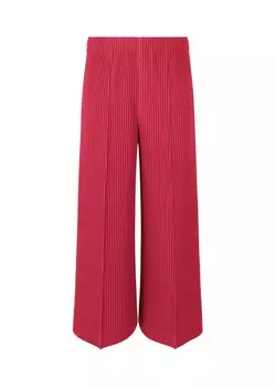Брюки monthly color december Homme Pliss Issey Miyake, красный