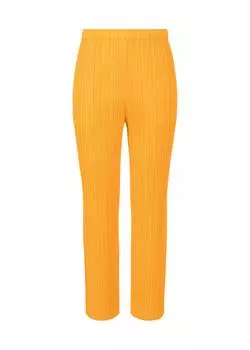 Брюки monthly colors : october Pleats Please Issey Miyake, желтый