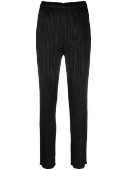 Брюки Monthly Colours January Pleats Please Issey Miyake, черный