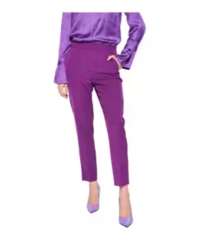 Брюки Морковки с эластичным поясом Silvian Heach, фиолетовый