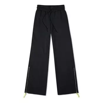Брюки mountain club wide-leg pants 'black' Converse, черный