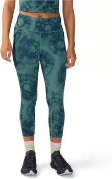 Брюки Mountain Hardwear Yuba TrailCrop, цвет Blue Pine Spore Dye Print