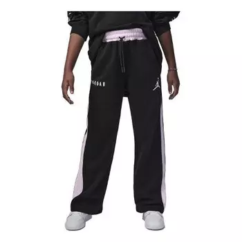 Брюки мягкие на ощупь брюки из смешанного флиса Air Jordan, черный