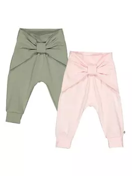 Брюки Msli by GREEN COTTON 1535114000, цвет Green/Pink
