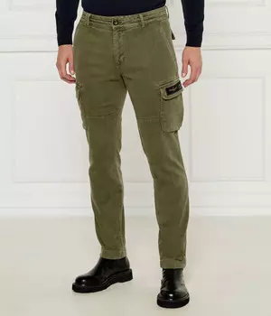 Брюки мужские Aeronautica Militare с накладными карманами, зеленый