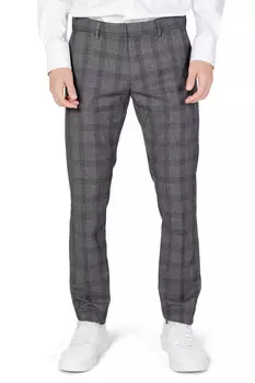 Брюки мужские Antony Morato в клетку, серый