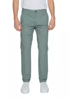 Брюки мужские Borghese прямой силуэт, серо-зеленый