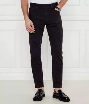 Брюки мужские Boss Orange прямого кроя, черный