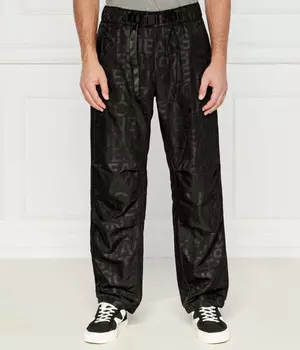 Брюки мужские Calvin Klein Jeans свободные с принтом, черный