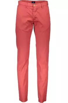 Брюки мужские Gant на молнии, красный