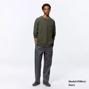 Брюки мужские GU прямые, черный