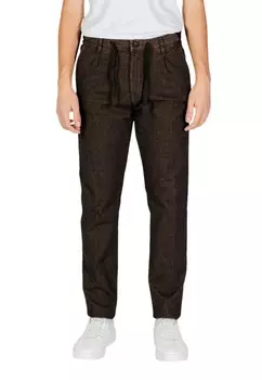 Брюки мужские Hamaki-Ho повседневные на кулиске, коричневый