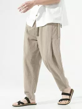 Брюки мужские Homme укороченные конусом Manfinity, хаки