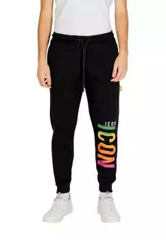 Брюки мужские Icon спортивные с логотипом бренда, черный