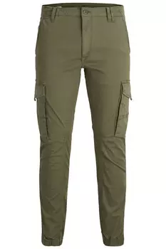 Брюки мужские Jack & Jones с накладными карманами, зеленый