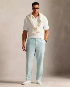 Брюки мужские классического кроя Oxford Prepster больших размеров Polo Ralph Lauren, зеленый
