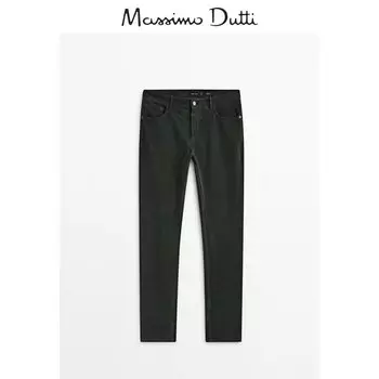 Брюки мужские Massimo Dutti вельветовые, зеленый