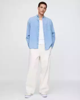 Брюки мужские oversize Gap, естественный