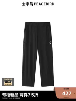 Брюки мужские Peacebird летние, черный