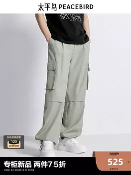 Брюки мужские Peacebird летние, светло-зеленый