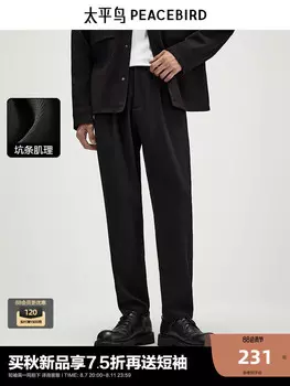 Брюки мужские Peacebird зауженные, черный