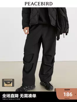 Брюки мужские Peacebird зимние, черный