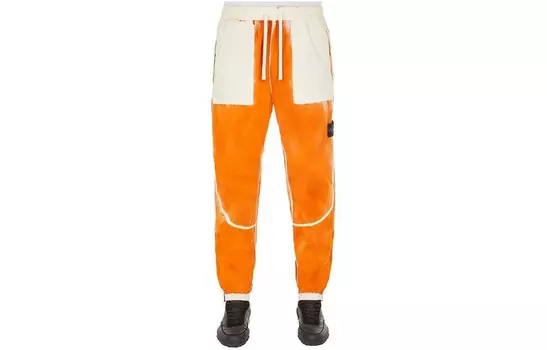 Брюки мужские Stone Island, оранжевый/бежевый