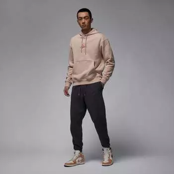 Брюки мужские трикотажные Nike Jordan летние, серый / черный