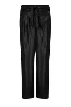 Брюки My Twin Regular Fit high waist, черный