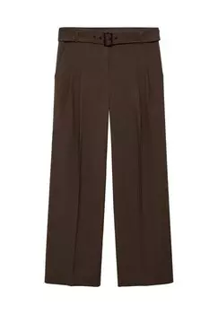 Брюки MYRIAM Mango, коричневый