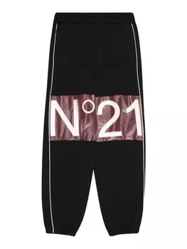 Брюки N°21 Tapered Pants, черный
