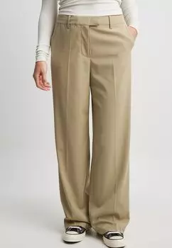 Брюки NA-KD, бежевый