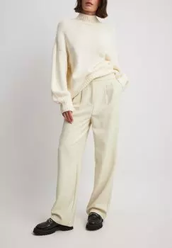 Брюки NA-KD, цвет oatmeal
