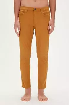 Брюки на крючках Мужские брюки светло-коричневого цвета Bad Bear, оранжевый