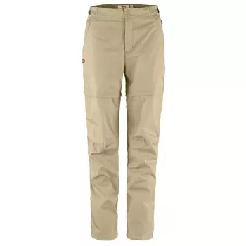 Брюки на молнии Fjllrven Women's Abisko Hike Zip Off Trousers, цвет Fossil