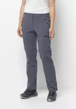 Брюки на молнии Jack Wolfskin "GLASTAL ZIP OFF PANTS W", цвет Dolphin