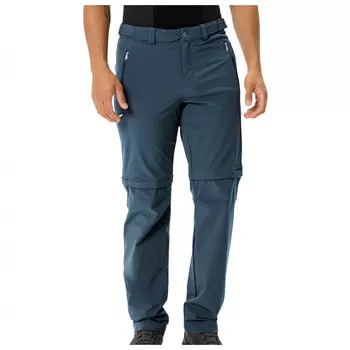 Брюки на молнии Vaude Farley Stretch T Zip III, цвет Dark Sea