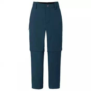 Брюки на молнии Vaude Kid's Detective Stretch Zip Off II, цвет Dark Sea