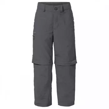 Брюки на молнии Vaude Kid's Detective Antimos Zip Off, цвет Iron Uni