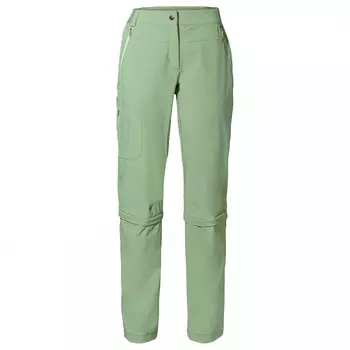 Брюки на молнии Vaude Women's Farley Stretch Capri T Zip III, цвет Willow Green