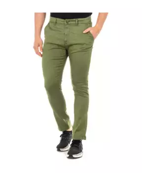 Брюки на пуговицах и молнии. La Martina, зеленый