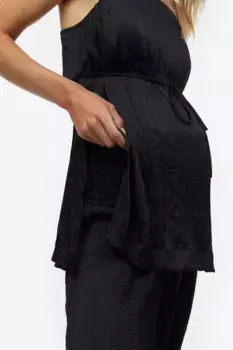 Брюки на резинке комплекты H&M, черный