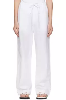 Брюки на шнурке Cdlp, белый