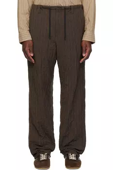 Брюки на шнурке Dries Van Noten, коричневый